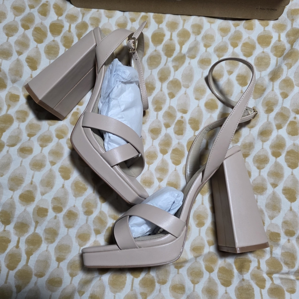 Birdie Grey Ryanne Platform Heel Nude Blush